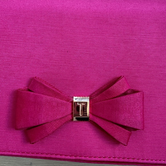 Ted Baker Bright Pink Bow Bag - Picture 4 of 4